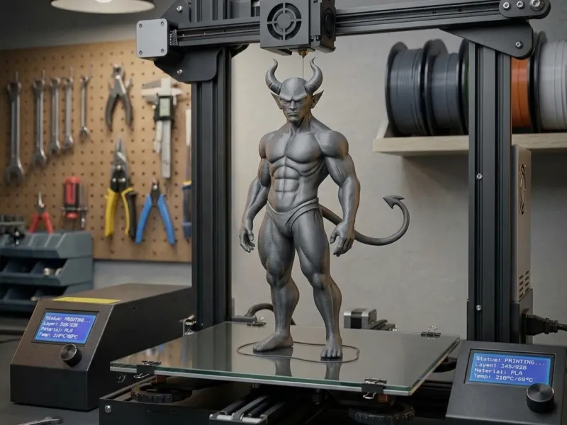 😈 Devil – Figura decorativa para Halloween 😈🔥