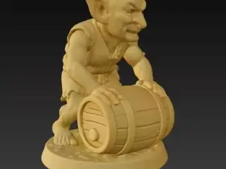 Goblin mit Fass