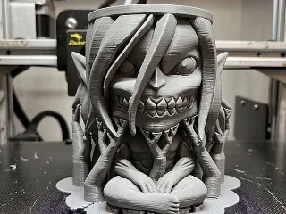 Eren pencil holder - attack of titans