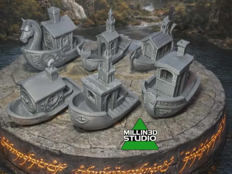 LOTR Lord of the Rings Benchy Boats COLLECTION