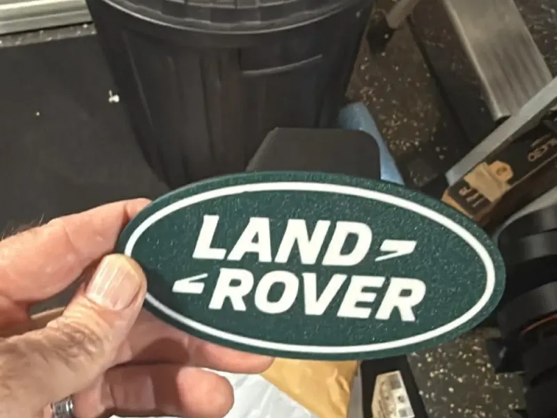 Land Rover tow hitch cover