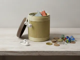 Multi-Use Storage Jar with Screw Lid – Clean and Modern Orga