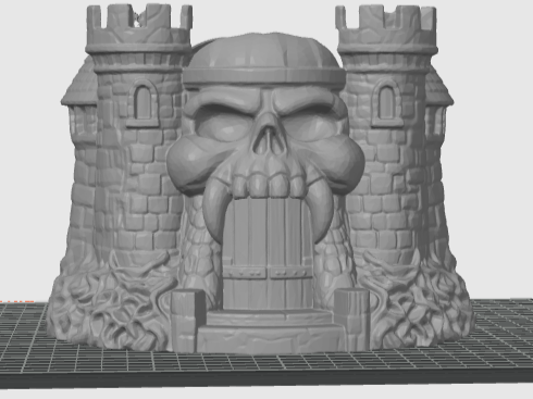 3D Printer Files | 3MF File | Palomera Castillo Grayskull He-Man Pochoclera