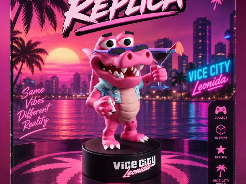 Macca The Alligator GTA 6 Action Figure