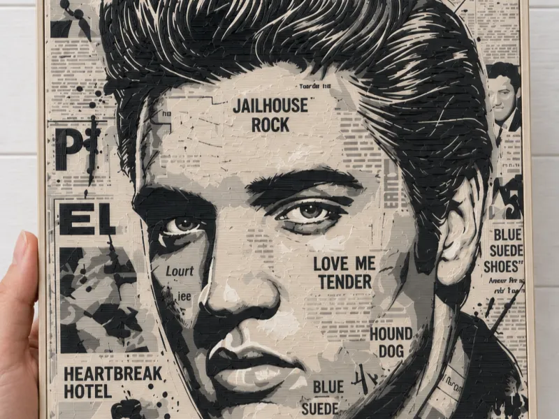 Colagem de Elvis Presley