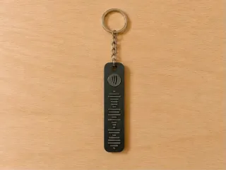 Customizable Spotify keychain