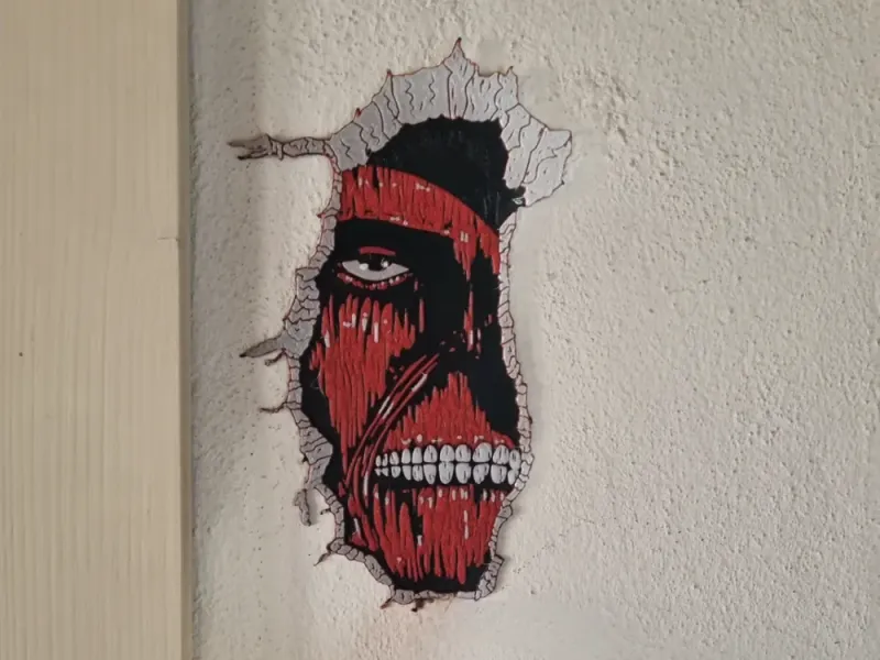 Titã na Parede Anexável (HueForge)