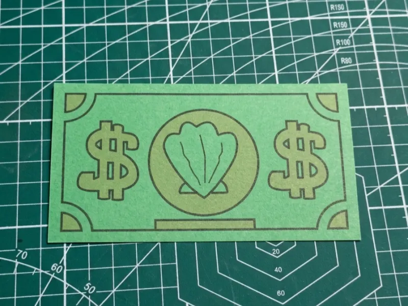 soporte de tarjetas de Bob Esponja PARTE INFERIOR