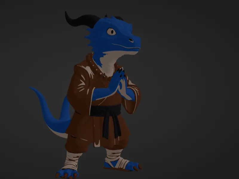 Meshy_AI_Dragon Monk of the Treasure Cave