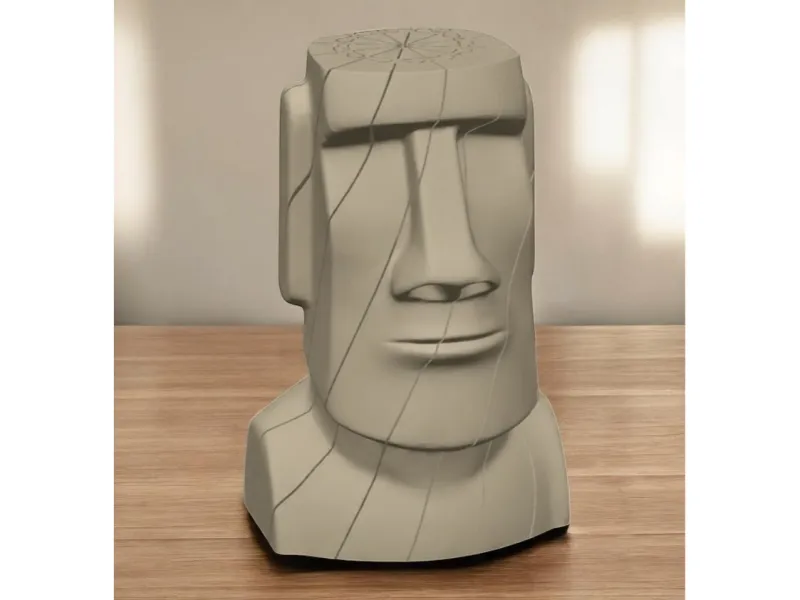 Moaigesicht verdrehtes Fidget