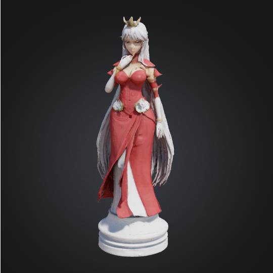 Anime Chess Set part : The red bishop
