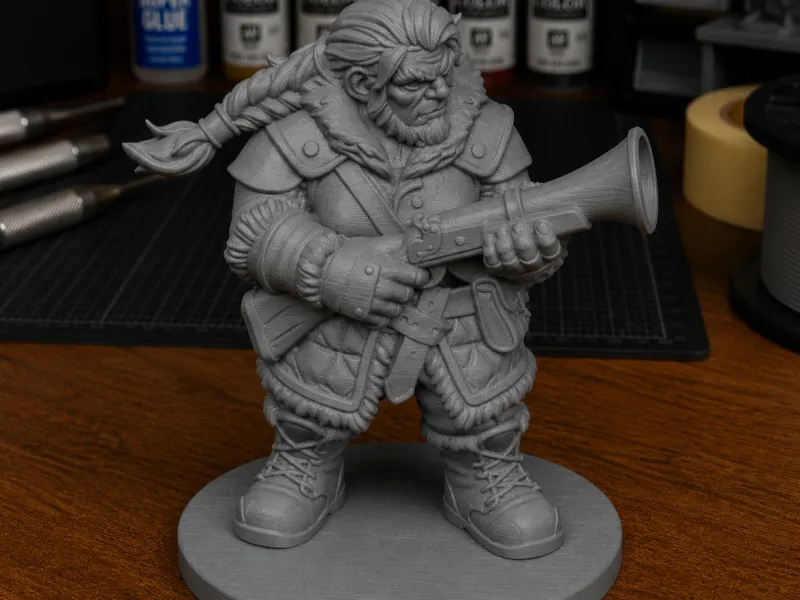 Dwarven Blunderbuss Guard for DnD - Magic Series