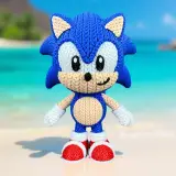 Sonic Knitted - Crochet - Multipart