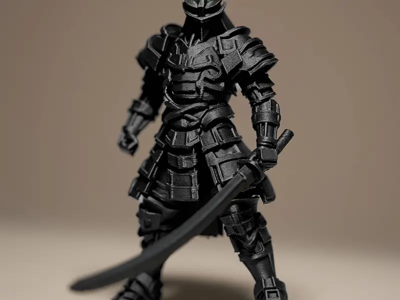 Samurai-Krieger-Figur