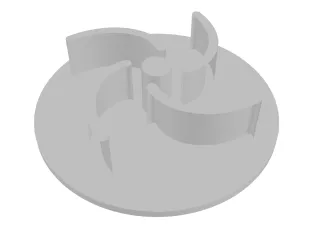 Slowfeeder inset for a 80mm bowl