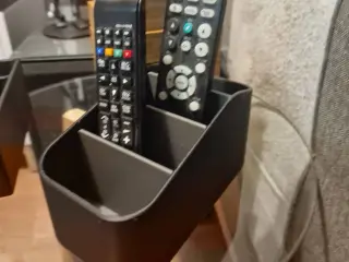 remote control and phone holder
