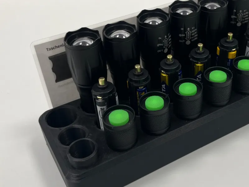 Tray for flash lights