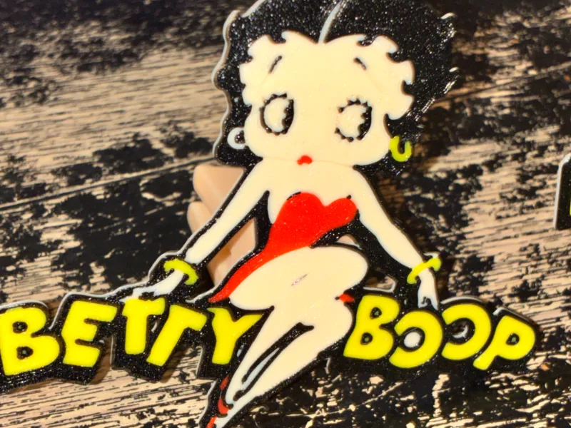 betty boop decretive car vent clip
