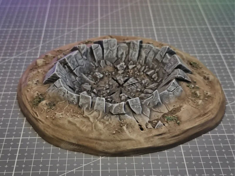 Impact Crater - Grimdark Wargame Terrain