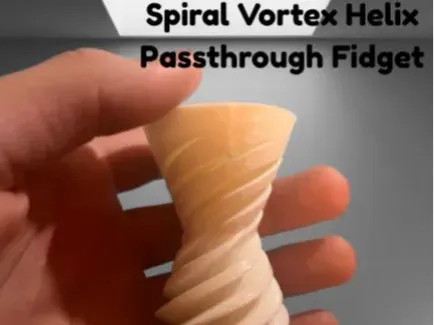Spiral Vortex Helix Passthrough Fidget