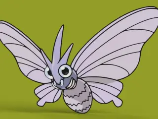 Venomoth Wall Art