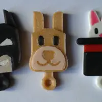 PRINT-IN-PLACE BATMAN KEYCHAIN-2
