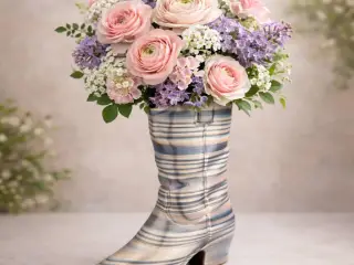 Cute Boot Vase
