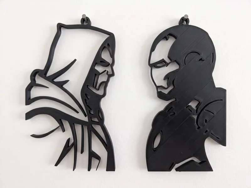 Dr Doom / Iron Man Standoff - Wall Arts