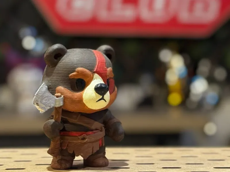 GEEK CLUB UKU bear, spartan warrior