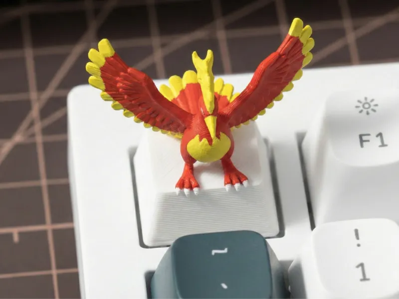 Moltres – Copritasto per Tastiera Meccanica Pokémon