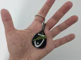 Custom Head Padel Racket Keychain-0