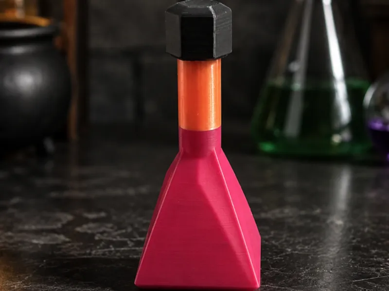 Spire Alchemy Bottle / Potion Bottle / Halloween Decor