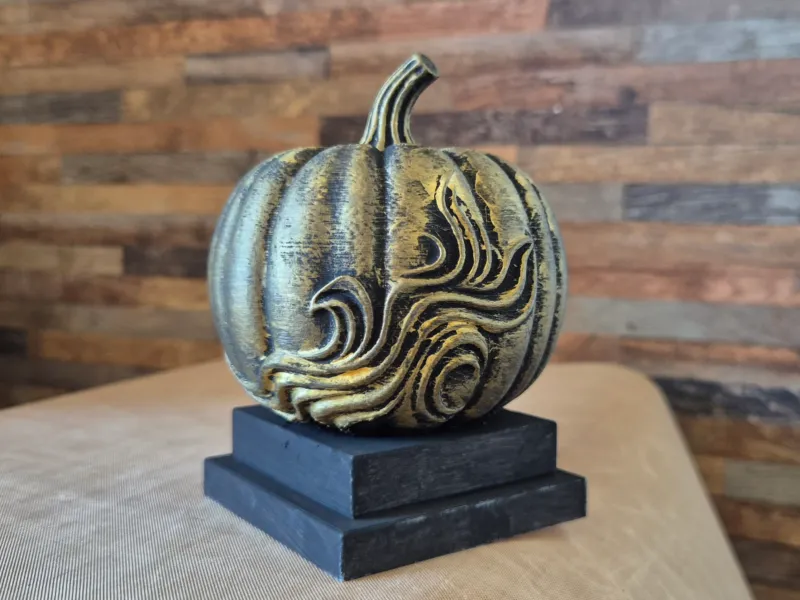 sculpture citrouille moderne deco