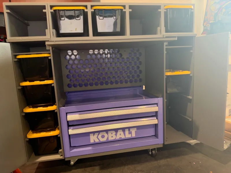 Mini Locker + Hutch for Kobalt and US General Mini 2-Drawer