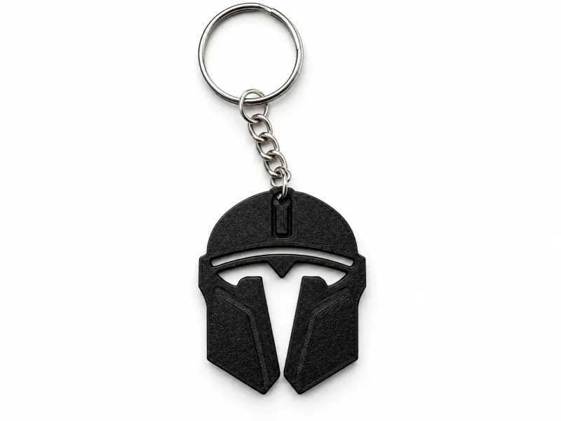 Tesla Mandalorian keychain