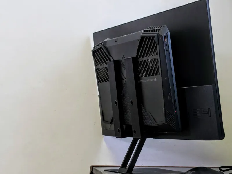 Laptop Holder for Rear Monitor VESA Mount