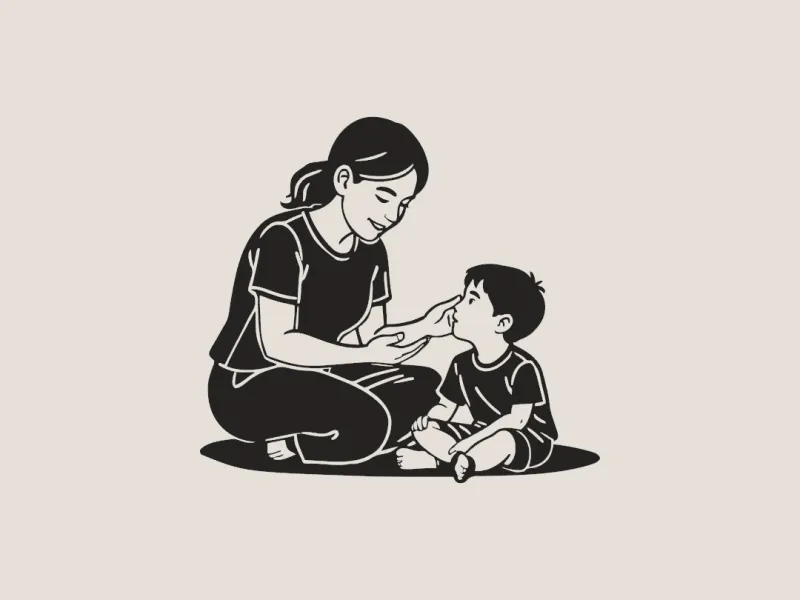 Mother & Child Storytime Wall Art