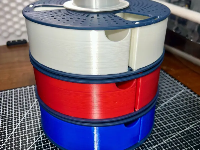 Sistema de Gavetas Sunlu_Organizador de Bobinas Vazias de 1kg Novas/Antigas