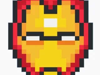 Iron Man Pixel Art