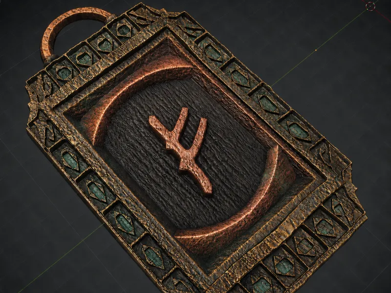 Viking style Cardholder - Ren Faire edition - Fehu