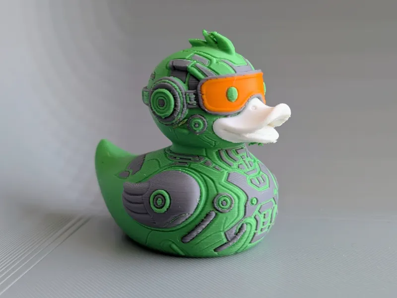 Cyber Duck – Sci-Fi Collectible Rubber Duck