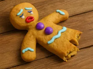 Groggy the Gingerbread Man from Shrek