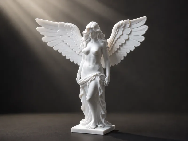 Naked Angel Woman