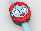 Straw Topper SALLY- THE NIGHTMARE BEFORE CHRISTMAS-0