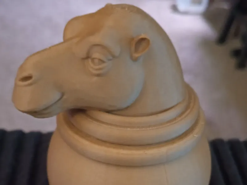 Camel Head Urn / Jar