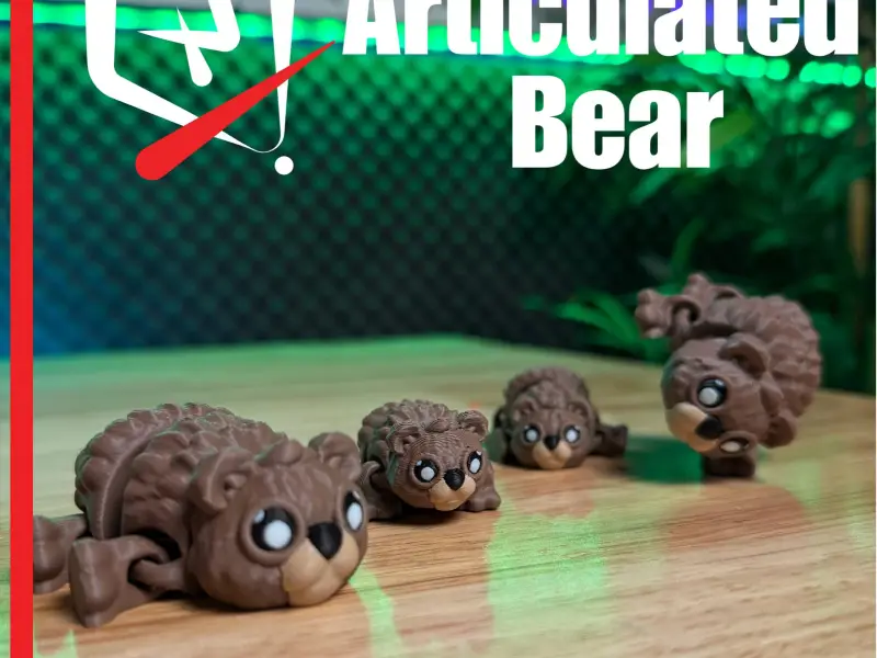 Articulated Brown Bear
