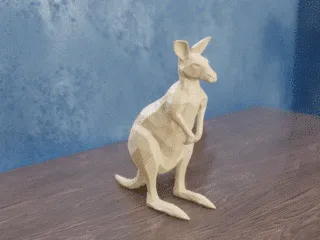 Low Poly Kangaroo