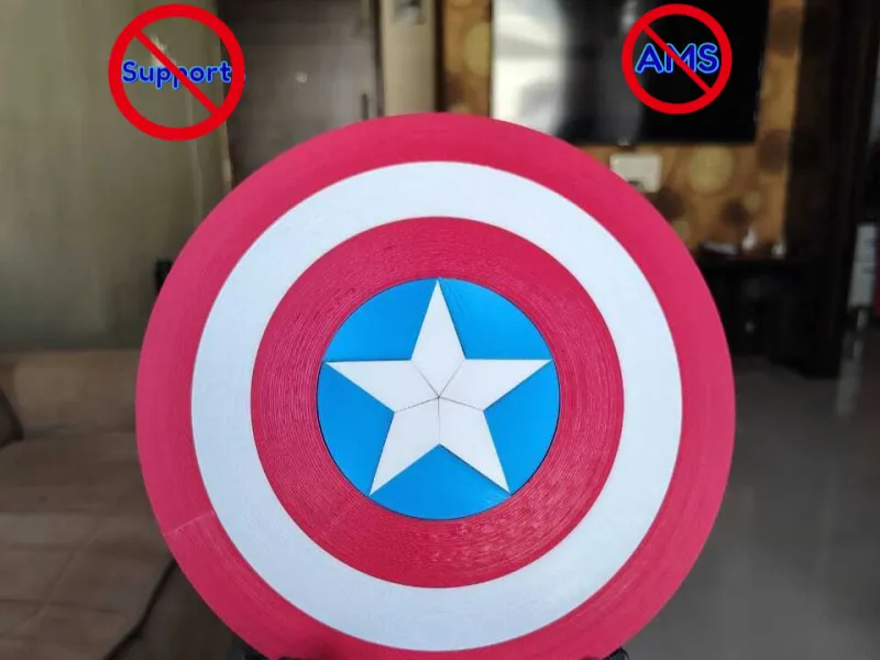 No AMS | NO SUPPORT | Captain America Shield Desk Showpiece