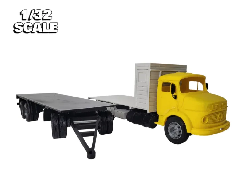 Kit camion MB  escala 1:32 - STL para impresión 3D FDM/SLA
