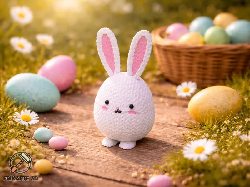 Cozunny Egg – Knitted Easter Bunny Decor
